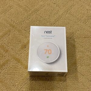 Nest Thermostat (White) - Smart Home Temperature Control